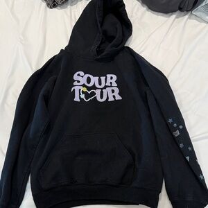 Black Olivia Rodrigo 2020 Sour Tour Hoodie